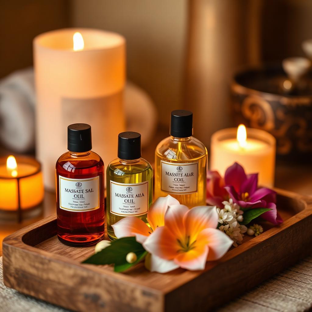 Aromaöl-Massage